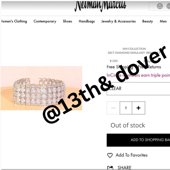 58ct Cuff Bracelet - Picture 12 of 12